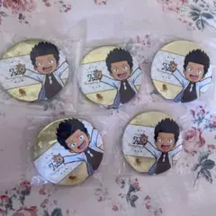 銀魂 近藤勲 缶バッジ J-World 5点セット