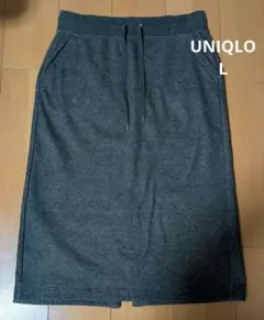 UNIQLO ボア スウェット スカート Lサイズ 裏起毛