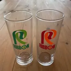 昭和レトロ　リボンシトロンリボンナポリンコップ　箱付【匿名配送】