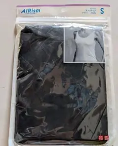 AIRism ブラック タンクトップ S