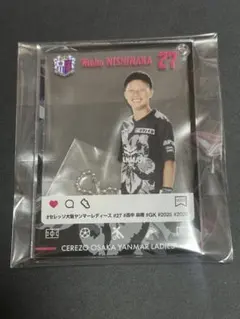 セレッソ大阪ヤンマーレディース　SNS風　アクリルキーホルダー　西中麻穂