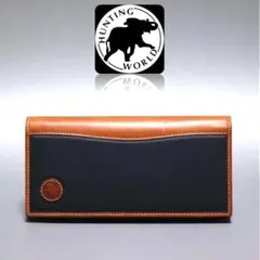 72,600円新品【 ハンティングワールド】バチューサーパス フラップ長財布
