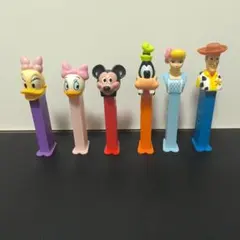 【昭和レトロ】ディズニーペッツ　ディスペンサー6体セット　▲単品売り不可▲