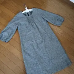 ワンピース 七分袖　ARTISAN wool 美品