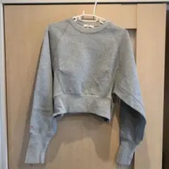 新品 未使用 VACANCY グレー クロップドスウェット