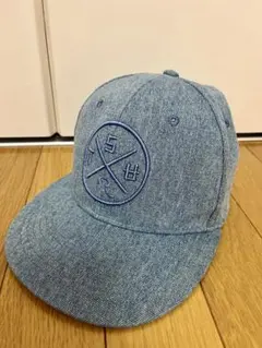 【新品】Ron Herman デニムキャップ インディゴブルー 楽天市場】Ron Herman ロンハーマン キャップ RH刺繍 6パネル デニム