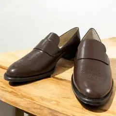 新品未使用✨ FABIO RUSCONI ファビオルスコーニ レザー ローファ－