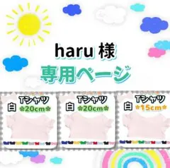 haru様専用 白Tシャツ20cm×2点 15cm×1点