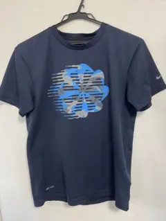 NIKE ナイキ DRI-FIT 半袖Tシャツ ネイビー メンズＳサイズ
