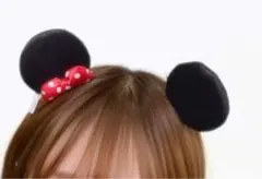 ミニーマウス 耳ピン