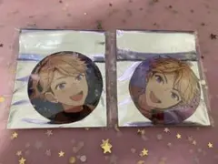 あんスタ シャッフルコレ 缶バッジ 鳴上嵐 2点セット