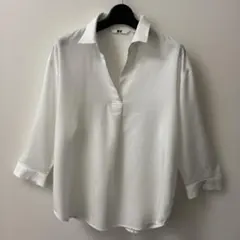 UNIQLO レーヨンスキッパーブラウス（七部袖）