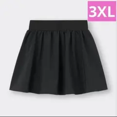 ★美品★GU ドライアクティブ スコート スカート ブラック 3XLのサムネイル