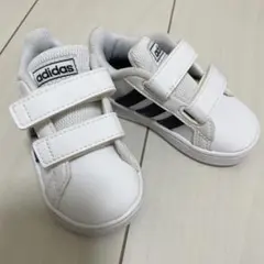adidas ベビーシューズ スニーカー ホワイト 子供靴 12cm
