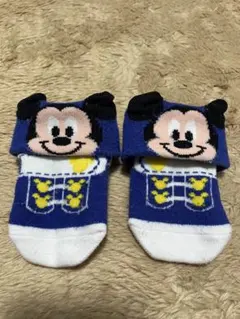 ミッキーマウス ベビー靴下 0-12ヶ月
