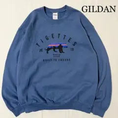 GILDAN "TIGETTES" 熊 ベアー プリント スウェット トレーナー