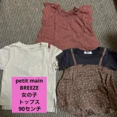 petit main BREEZE 女の子２枚セット　９０センチ