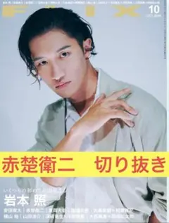 FLIX　10月号　赤楚衛二　切り抜き
