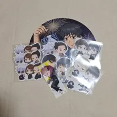 呪術廻戦　アニメイト特典　うちわ　特典　フレークシール　しおり
