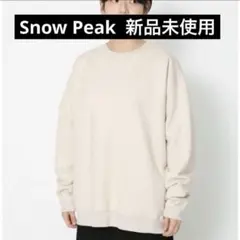 新品　スウェット　スノーピーク　メンズ　 ユニセックス トレーナー　　Lのサムネイル