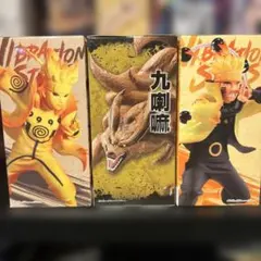 フィギュア　NARUTO ナルト　ミナト　クラマ3点セット