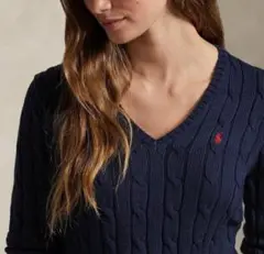 【極美品】POLO BY RALPH LAUREN ケーブルセーター★人気カラーのサムネイル