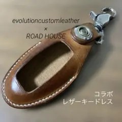 希少★ROADHOUSE コラボ レザー キーカバー キーケース 天然皮革 日産