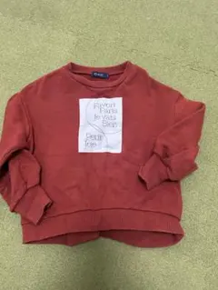 SOLBOIS 赤 トレーナー 110