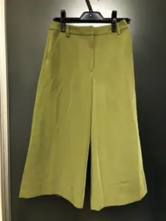 ワイドパンツ ガウチョパンツ  カーキ  N.