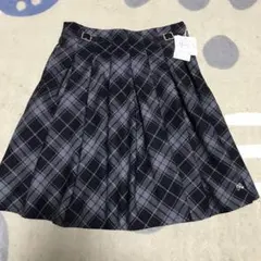 新品　ポンポネット   チェックスカート  140