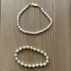パールブレスレット 2点セット