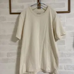 無印良品 綿100% クルーネックTシャツ アイボリー Sのサムネイル