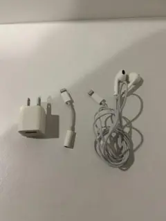 [純正]充電器 Lightningケーブル イヤフォンセット