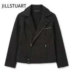 JILLSTUART コットン100% ライダース風ジャケット 黒 S