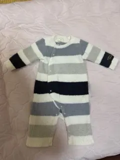 GELATO PIQUE ストライプロンパース 70-80