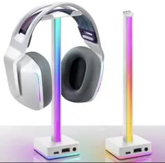 EZDIY-FAB 卓上 ヘッドホンスタンド USB LED デスクトップライトのサムネイル