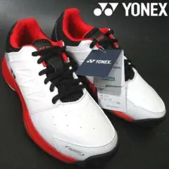 新品未使用■ヨネックス　テニスシューズ　パワークッション105　24cm　赤白黒