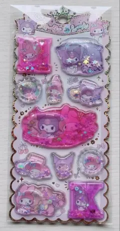 【正規品】マイメロクロミ　サンリオ　きらりんウォーターシール