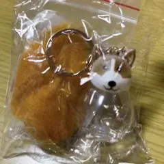 毛玉キーホルダー 犬 チャーム