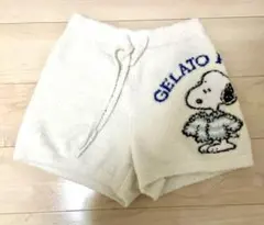ジェラートピケ スヌーピー ショートパンツ ルームウェア