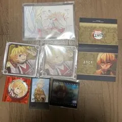 鬼滅の刃　ufotable 我妻善逸　コースター　缶バッジ　干支