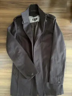 MICHEL KLEIN ブラウン ダブルブレスト コート 46