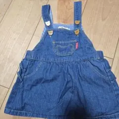 ミキハウス Hot Biscuits ジャンバースカート 80