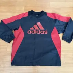 adidas ウィンドブレーカー 130 黒/赤