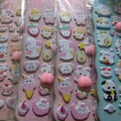 セ6 おしりシール 4枚セット 訳あり もちもちシール