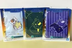 【新品】一番くじ 夏目友人帳～ニャンコ先生と星景色～E賞 星空スカーフ3点