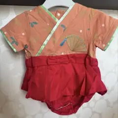 和風ベビーロンパース70㎝
