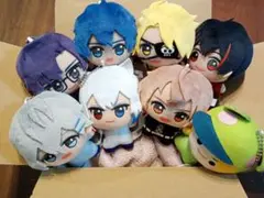 【中古】カラフルピーチ ぬいぐるみ 8体セット