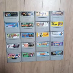 ジャンク扱いスーパーファミコンソフト２０本まとめ売り