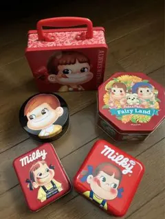 【送料無料】ペコちゃん ポコちゃん 缶
